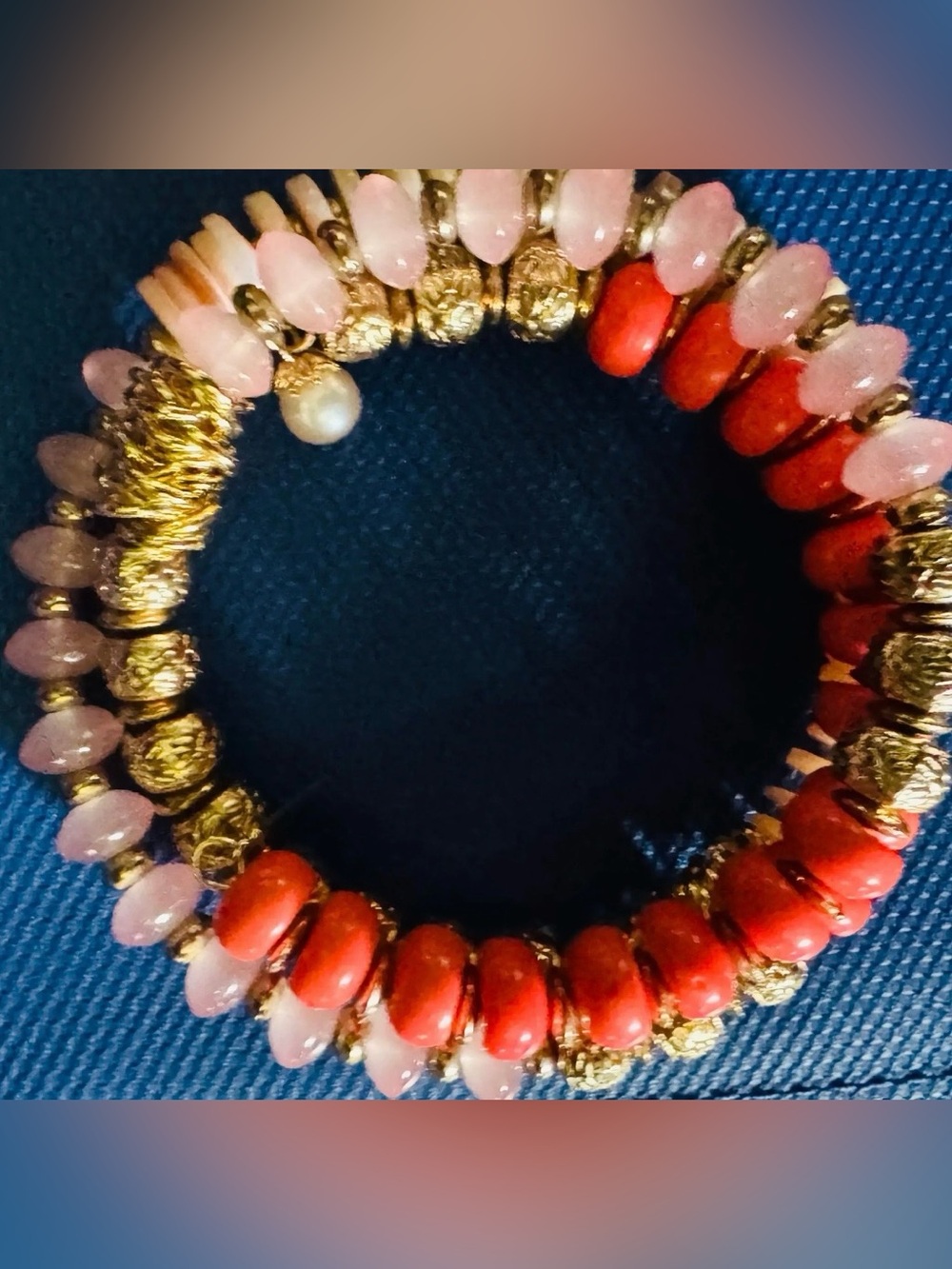Vantel Pearls Wrap Bracelet
